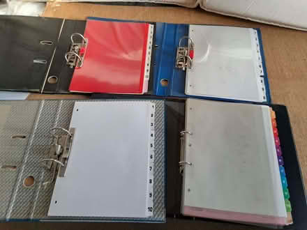 Photo of free 22 X Assorted A4 File Folder Ring Binders (Croxley Green WD3) #2