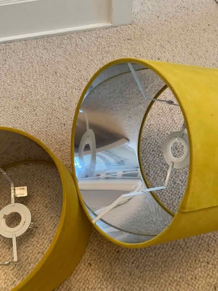 Photo of free 2 matching lamp shades (BN20) #1