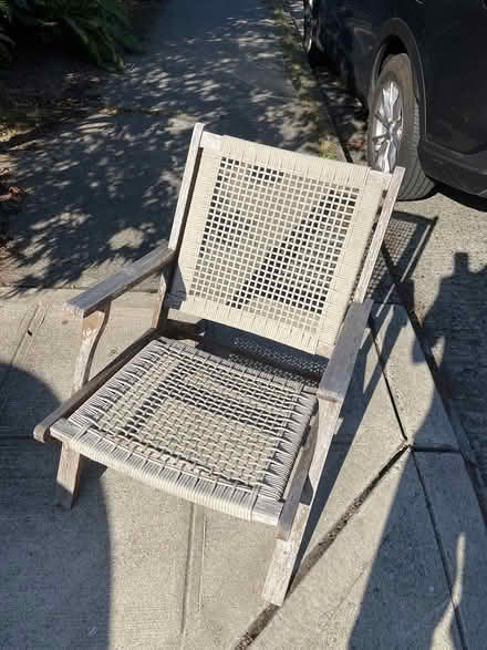 Photo of free outdoor chair (Phinney Ridge) #1