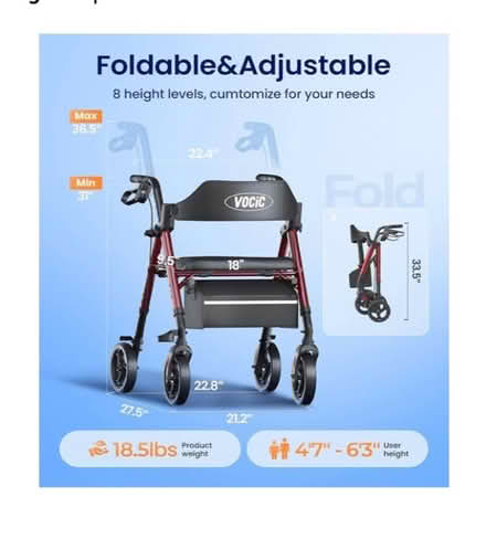 Photo of Walker w/wheels for a Senior (Brooklyn) #1