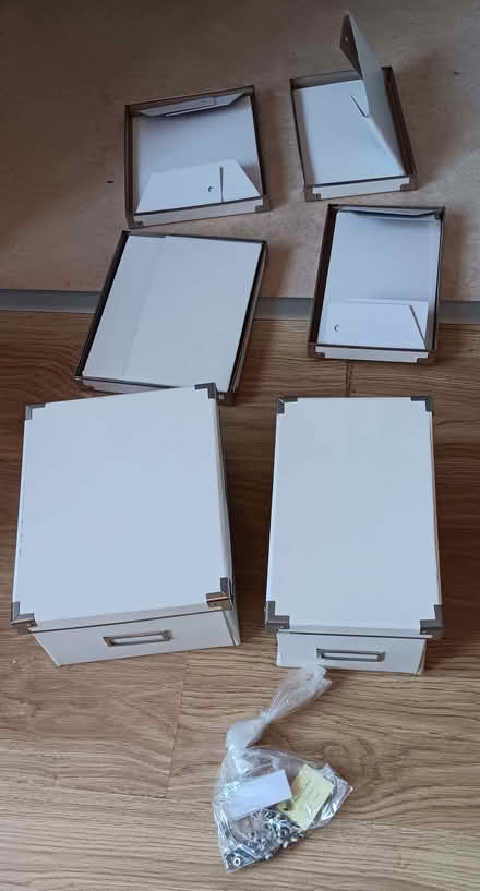 Photo of free 6x flat pack self-assemble IKEA cardboard boxes (Bussage GL6) #2
