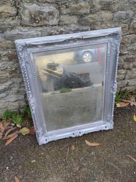 Photo of free Large mirror silver painted frame (Saint Leonards TN38) #1