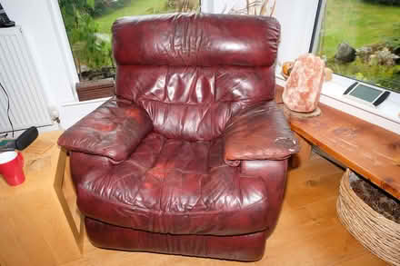 Photo of free Suite - red/brown leather (Witherslack LA11) #2
