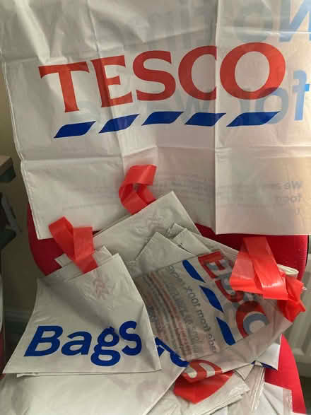 Photo of free 20 'like new' very good cond.full size tesco bags for life (Calthwaite CA11) #1