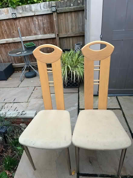 Photo of free Six dining table chairs (Bournville B30) #1