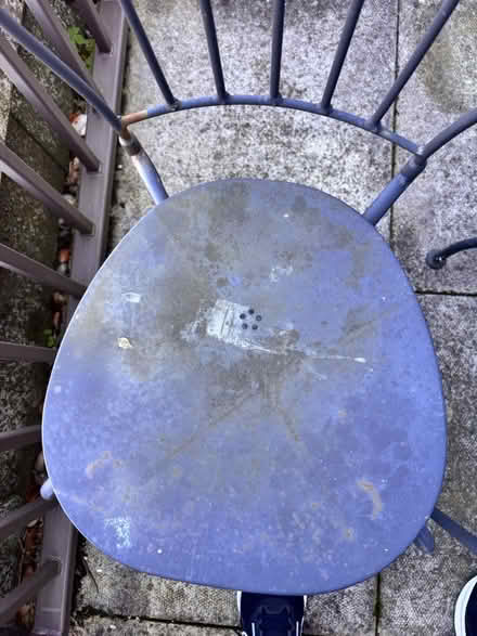 Photo of free 2x outdoor metal chairs (N7 8bw) #3