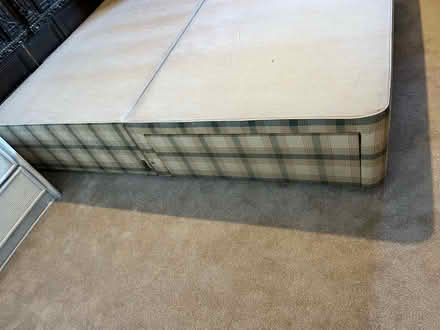 Photo of free double divan bed base - 2 drawers (BR3 1rq) #1