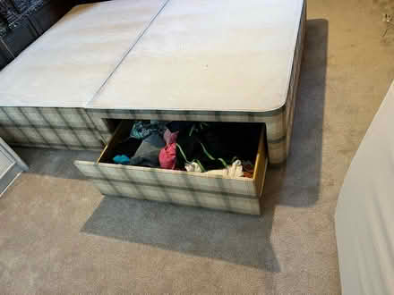 Photo of free double divan bed base - 2 drawers (BR3 1rq) #3