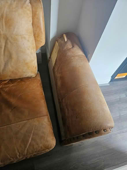 Photo of free Brown 3 seat sofa (NE8) (Gateshead (NE8)) #4