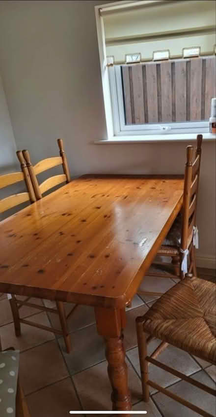 Photo of free Table and 4 chairs (Dun Laoghaire) #3