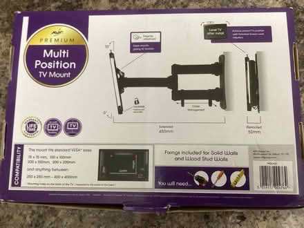 Photo of free Adjustable TV Wall Mount (ST17 Newport Road) #1