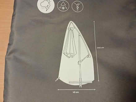 Photo of free Parasol cover 240cm tall, 45cm wide (Lordswood SO16) #1