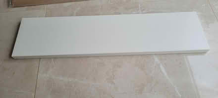 Photo of free Ikea wooden shelf 80x20 cm white (Little Chalfont (HP7)) #1