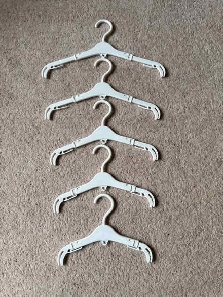 Photo of free Pack of 20 adjustable hangers (Great Amwell SG12) #1