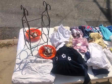 Photo of free girls/wms stuff, wine rack, mirror (Frederick, MD) #1