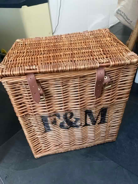 Photo of free Fortnum & Mason large wicker basket (Chiswick W4) #1
