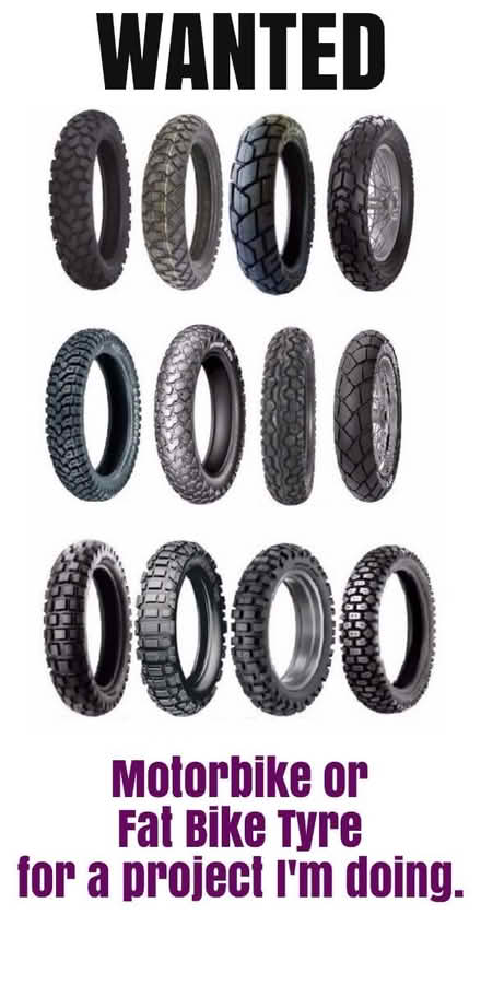Photo of Tyre (Motorbike or Fat Bike) (St Johns WR2) #1