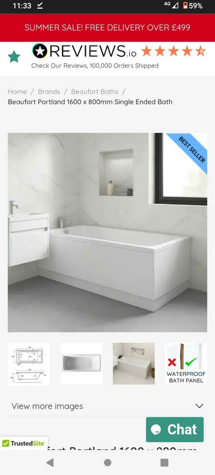Photo of free New bath 1600x800 (SE9) #1
