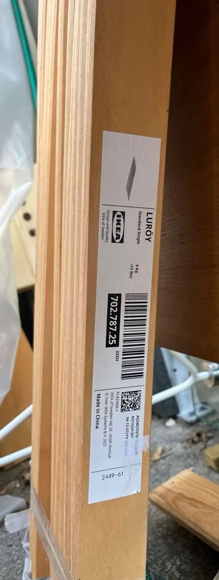Photo of free IKEA Malm single bed slats new (Mitcham CR4) #1