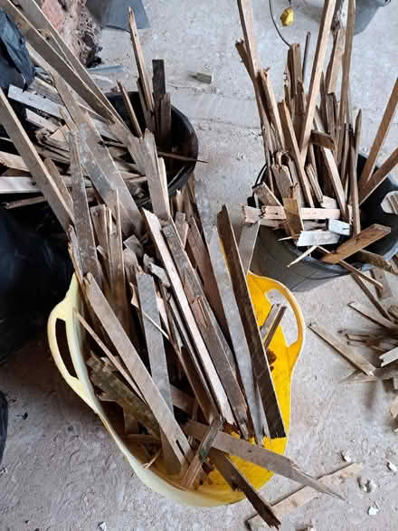 Photo of free Old roof batten for Kindling (Heswall) #3