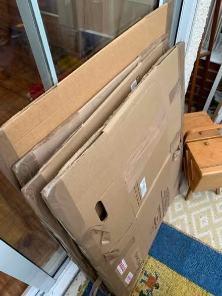 Photo of free Large cardboard boxes x4 (Lifford, kings Norton B30) #1