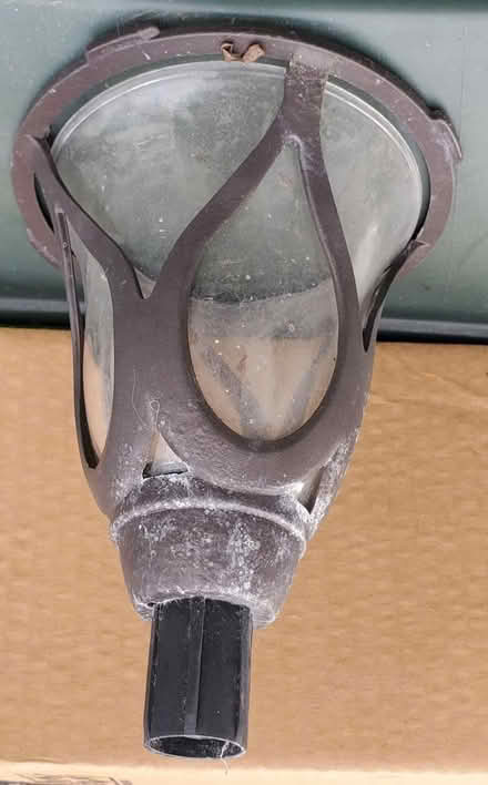 Photo of free Salvaged yard light part (Cupertino) #1