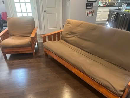 Photo of free Futon Couch and Chair (South Etobicoke) #1