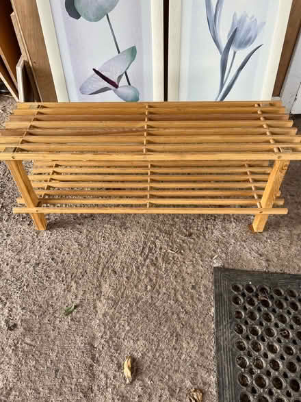 Photo of free Wooden shoe rack (Cleghorn ML11) #1