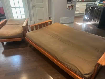 Photo of free Futon Couch and Chair (South Etobicoke) #2