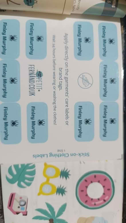 Photo of free Children clothes labels (Upper Norwood SE19) #3