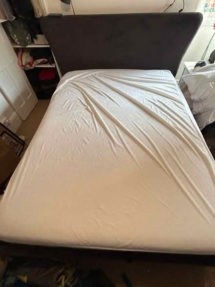 Photo of free King size Ottoman bed frame (Brixton) #1