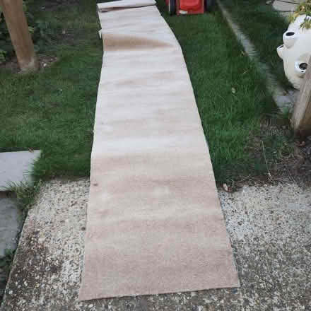Photo of free Long Offcut of Beige Carpet (Rayleigh SS6) #1