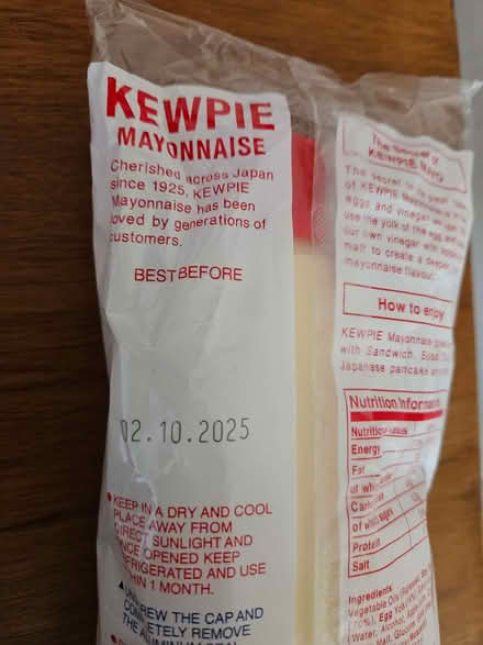 Photo of free Kewpie Japanese mayonnaise, 500g (Radford Semele CV31) #2