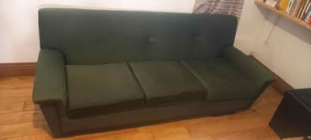 Photo of free Green couch (Malahide) #1