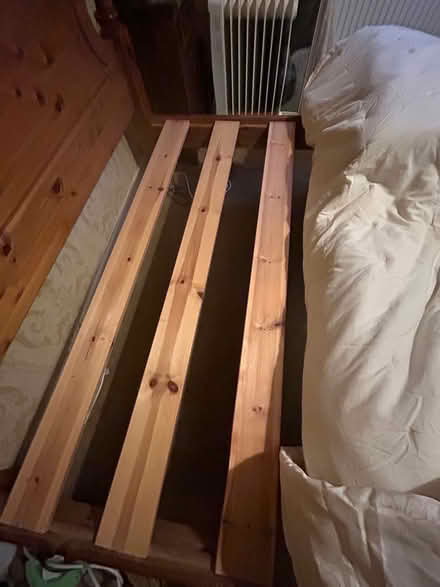 Photo of free King size wooden bed frame (Clonee) #4
