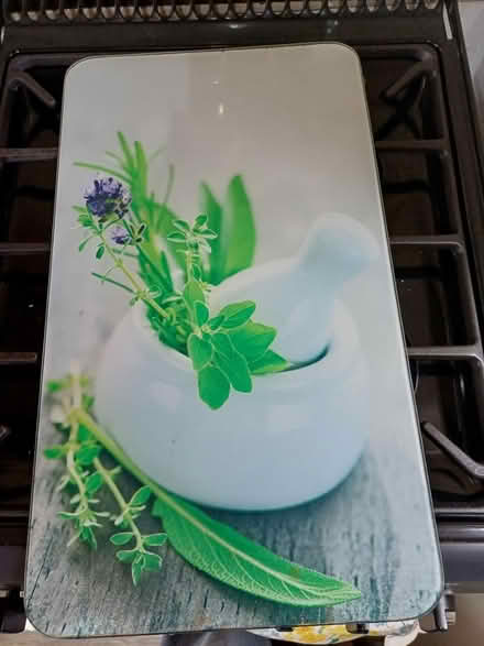Photo of free Large glass chopping board (Long Marston) #1