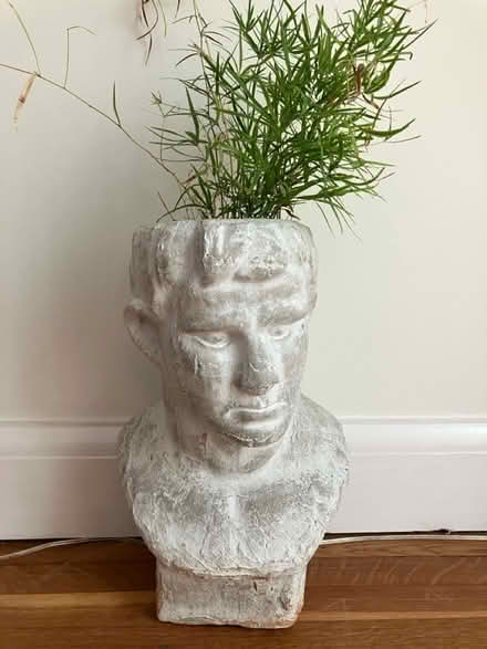 Photo of free Roman Head Ceramic Plant Pot (Brighton BN1) #1
