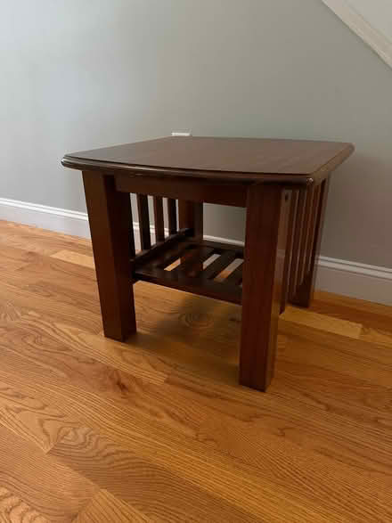 Photo of free Wood side table (South Rd, north of Hanscom) #1