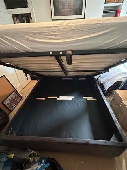 Photo of free King size Ottoman bed frame (Brixton) #2