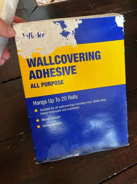 Photo of free wallpaper adhesive left over (Horsell) #1
