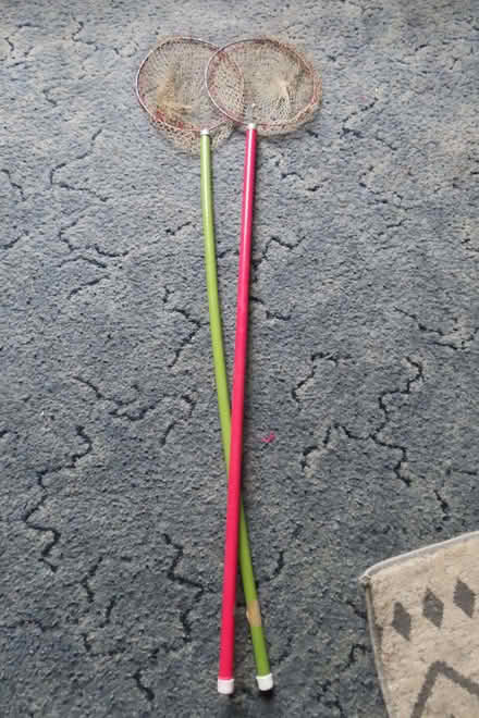Photo of free 2 old childs fishing nets (Abingdon OX14) #1