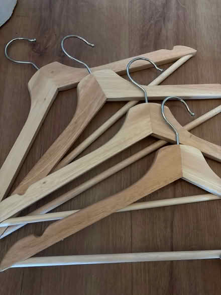 Photo of free Wooden hangers (Balham) #2