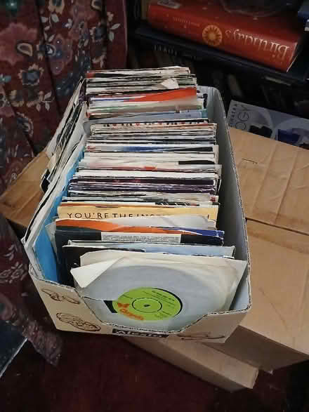 Photo of free Approx. 250 45rpm vinyl single records (Blakenall WS3) #1