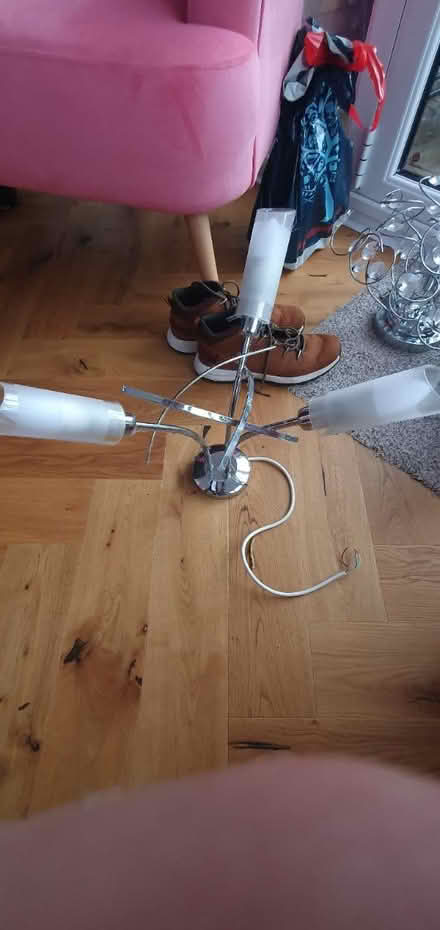 Photo of free Chrome light fitting (Walsall WS3) #1