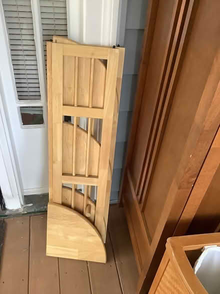 Photo of free Folding corner shelf unit (Brightwood, Washington D) #2