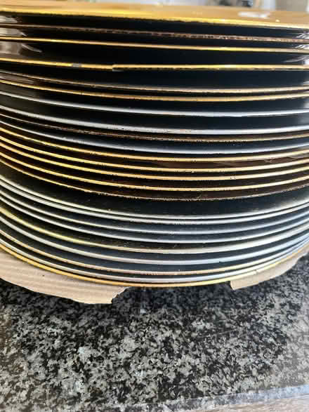 Photo of free silver/gold serving plates (Beckenham) #2