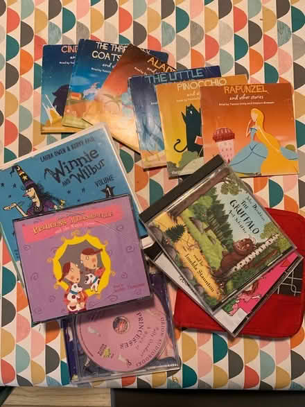 Photo of free Pink CD player and children’s CDs (Combe Down) #2