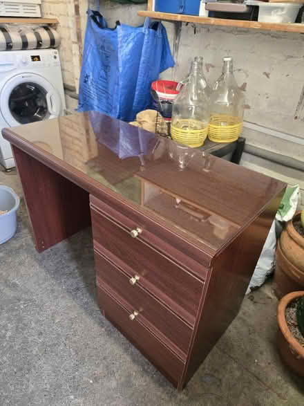 Photo of free Glass top desk (Woodside, DY2) #2