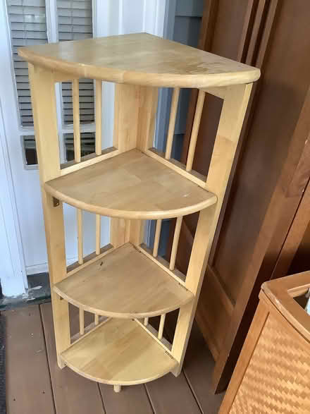 Photo of free Folding corner shelf unit (Brightwood, Washington D) #1