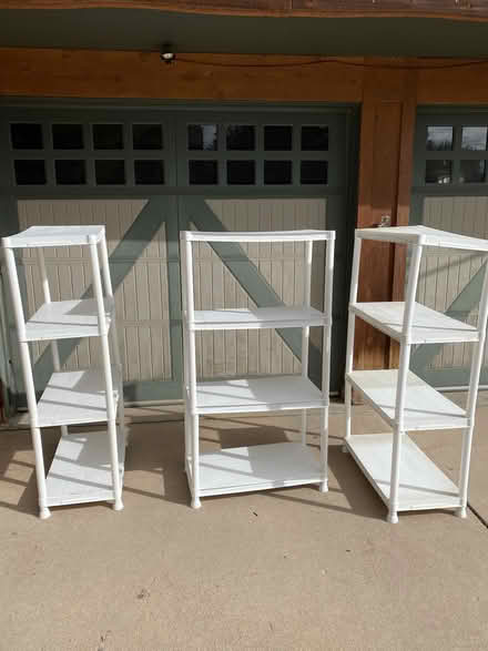 Photo of free plastic storage shelves (South Boulder) #1
